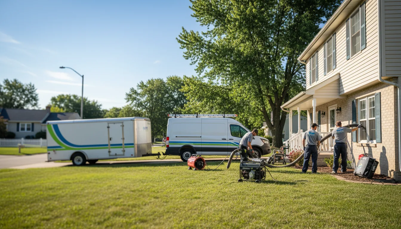 Flooded Basement Restoration And Cleanup With Repair in Ottawa, IL near me